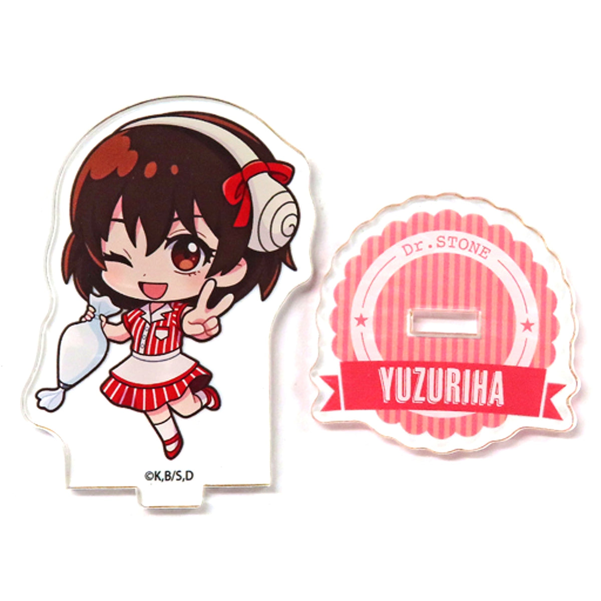 Yuzuriha Ogawa Dr. STONE x Marion Crepes 2023 Trading Acrylic Stand [USED]