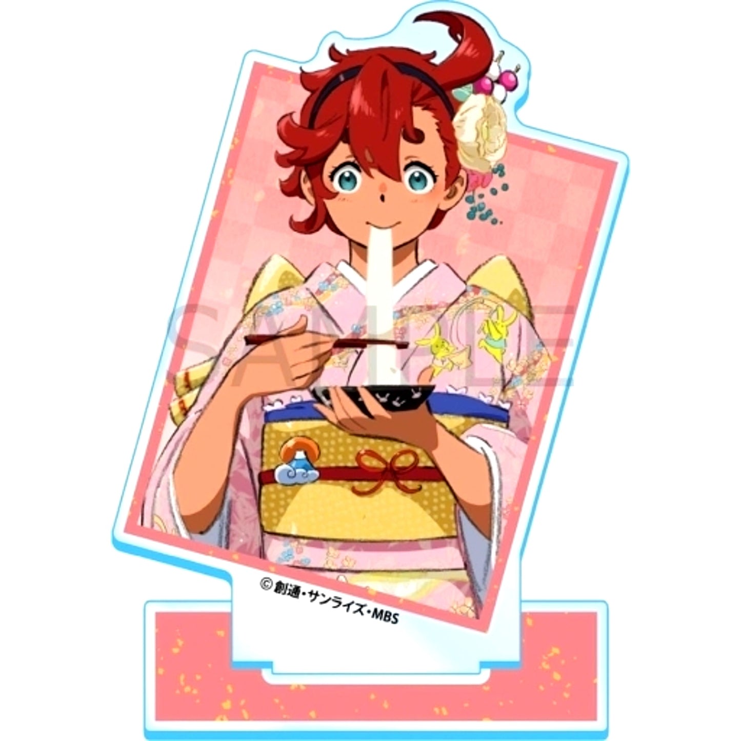 Suletta Mercury Happy New Year Acrylic Stand Mobile Suit Gundam The Witch from Mercury [USED]