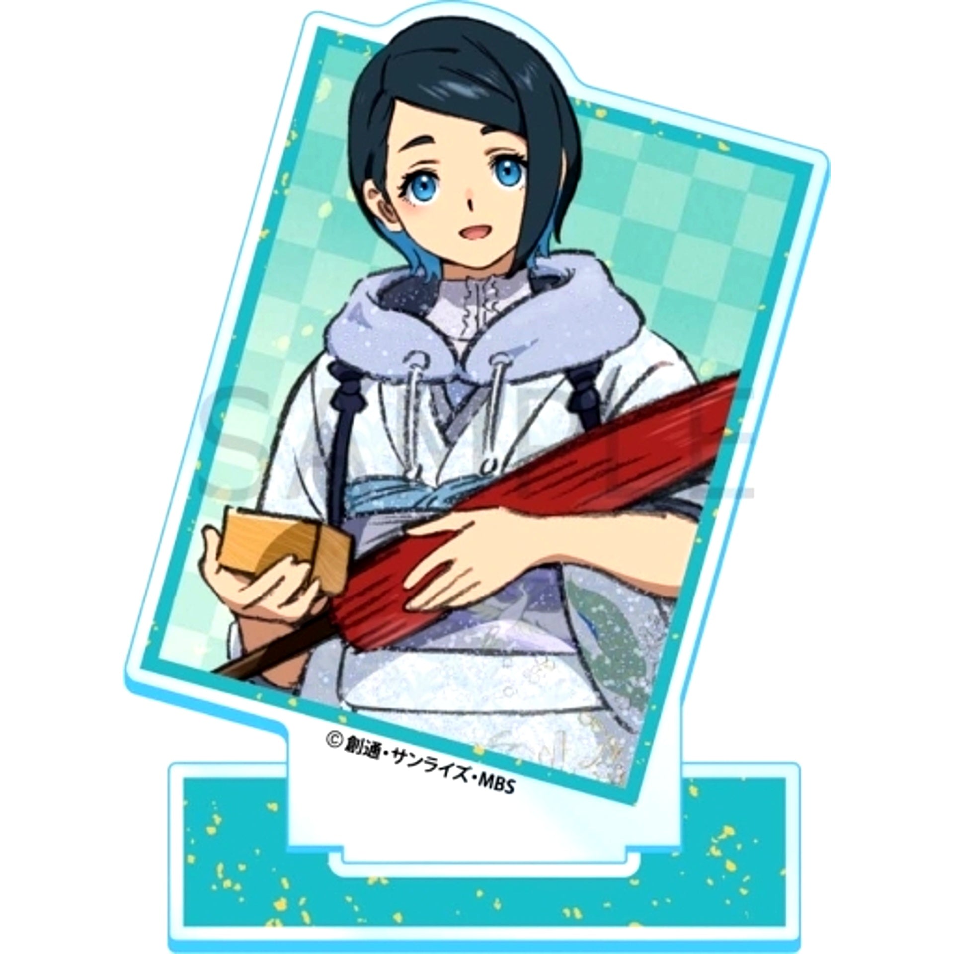 Nika Nanaura Happy New Year Mobile Suit Gundam The Witch from Mercury Acrylic Stand [USED]