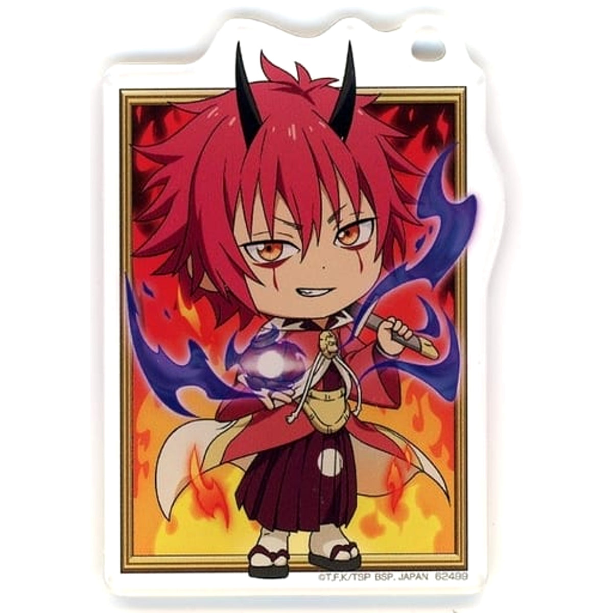 That Time I Got Reincarnated as a Slime Benimaru Ichiban Kuji Haki Acrylic Charms Kyunchara Illustrations Prize G [USED]