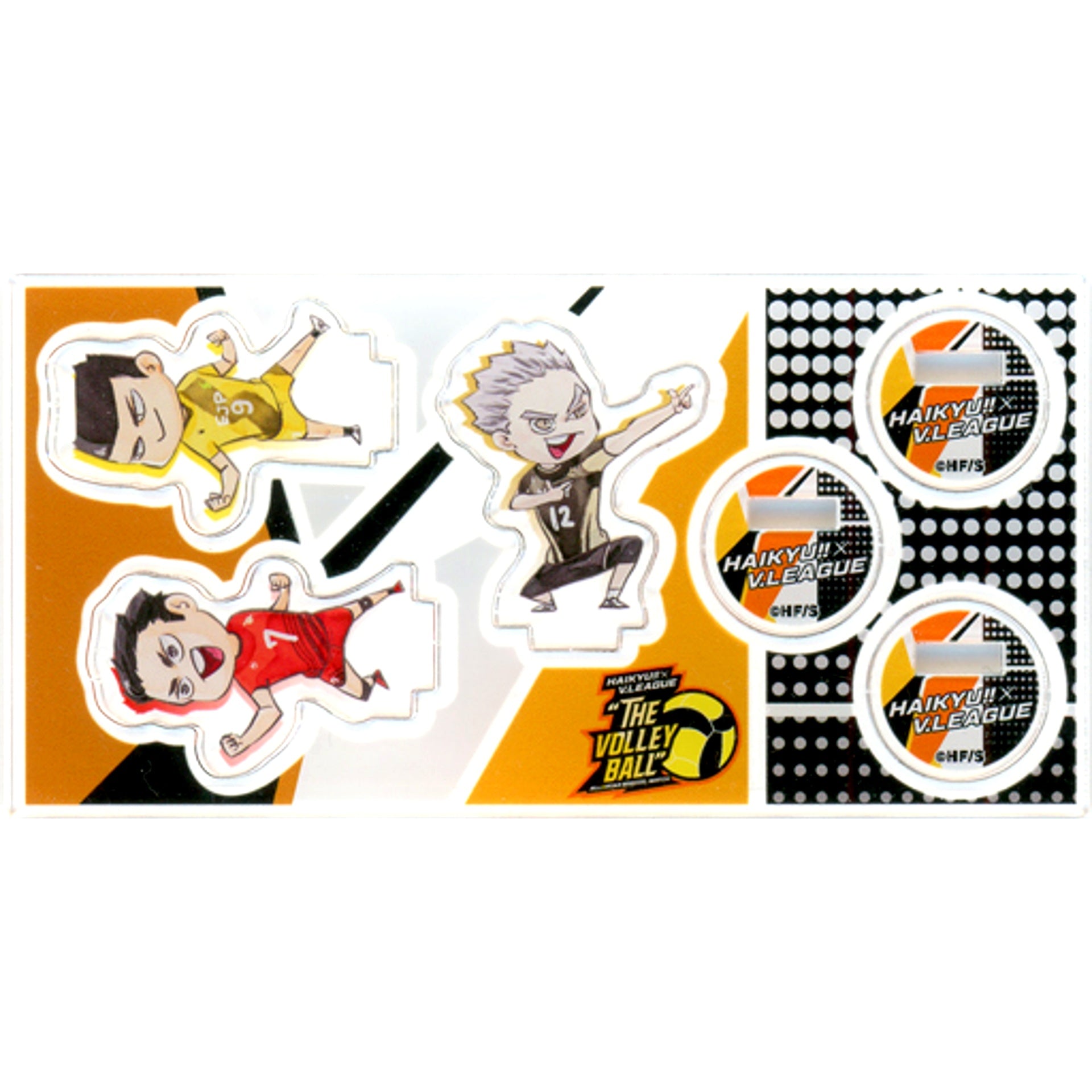 Washio Hakuba Bokuto Haikyu!! x V.LEAGUE ALLSTAR SPECIAL MATCH THE VOLLEYBALL Acrylic Mini Figure V League Ver. [USED]