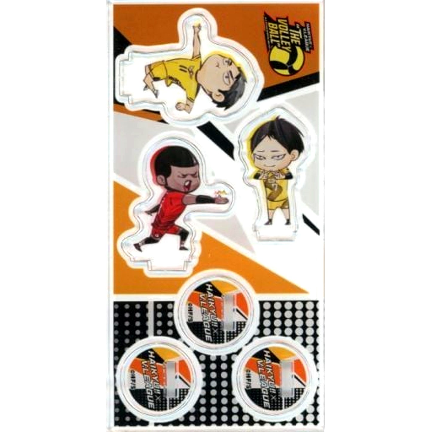 Ushijima / Suna / Ojiro Haikyu!! x V.LEAGUE ALLSTAR SPECIAL MATCH THE VOLLEYBALL Acrylic Mini Figure V League Ver. [USED]