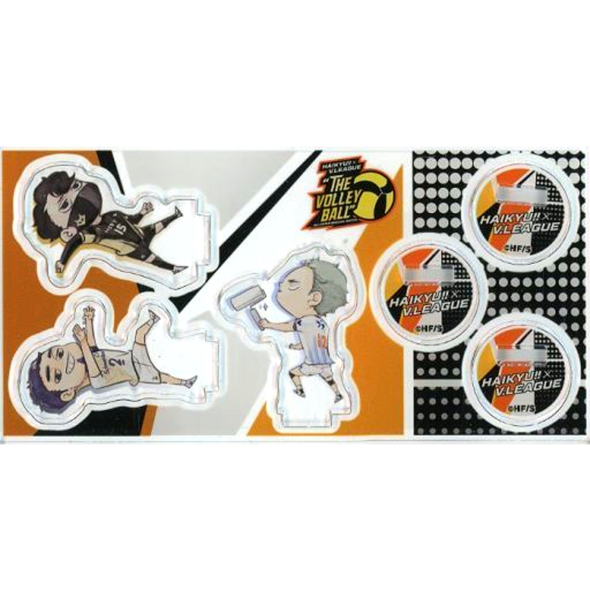 Sakusa / Hirugami - Fuku / Iizuna Haikyu!! x V.LEAGUE ALLSTAR SPECIAL MATCH THE VOLLEYBALL Acrylic Mini Figure V League Ver. [USED]