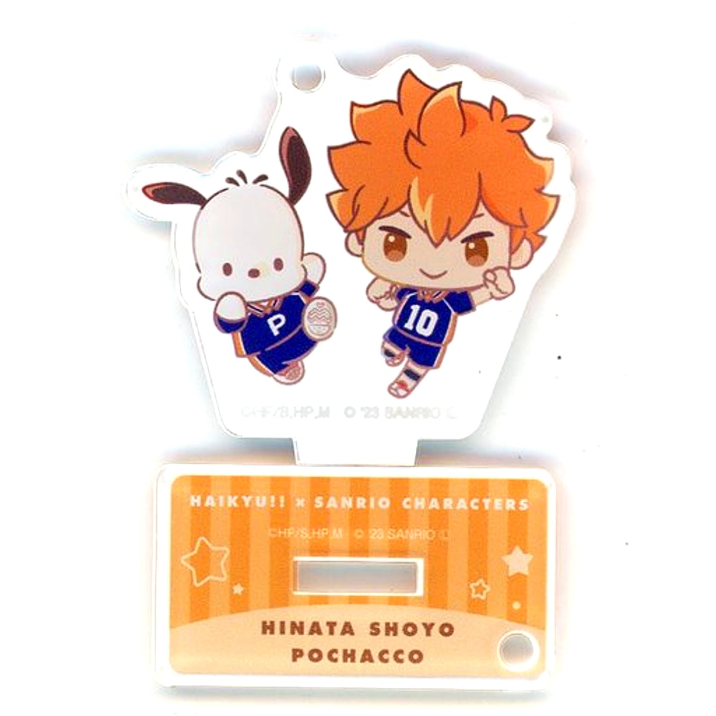 Shoyo Hinata Pochacco Haikyu!! Sanrio Characters POP UP Corner in TSUTAYA Acrylic Stand Keychain Collection TOHO animation STORE Limited [USED]