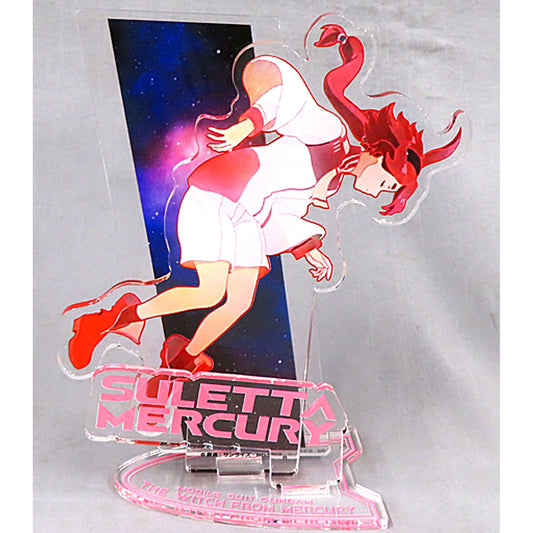 Suletta Mercury Mobile Suit Gundam: The Witch from Mercury Suletta & Miorine Design Item Acrylic Stand [USED]