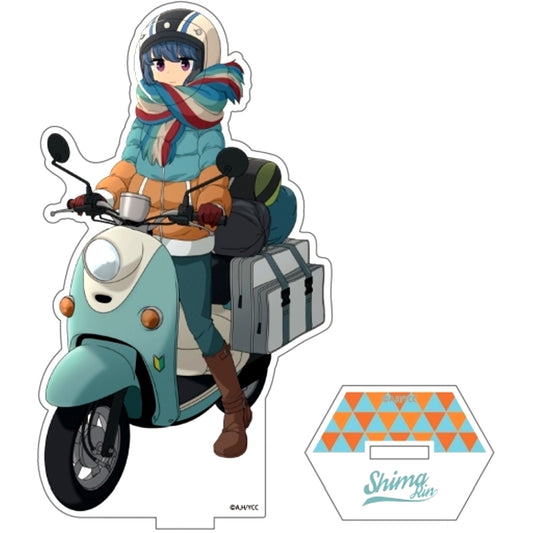 Rin Shima and Scooter Laid-Back Camp Acrylic Stand [USED]