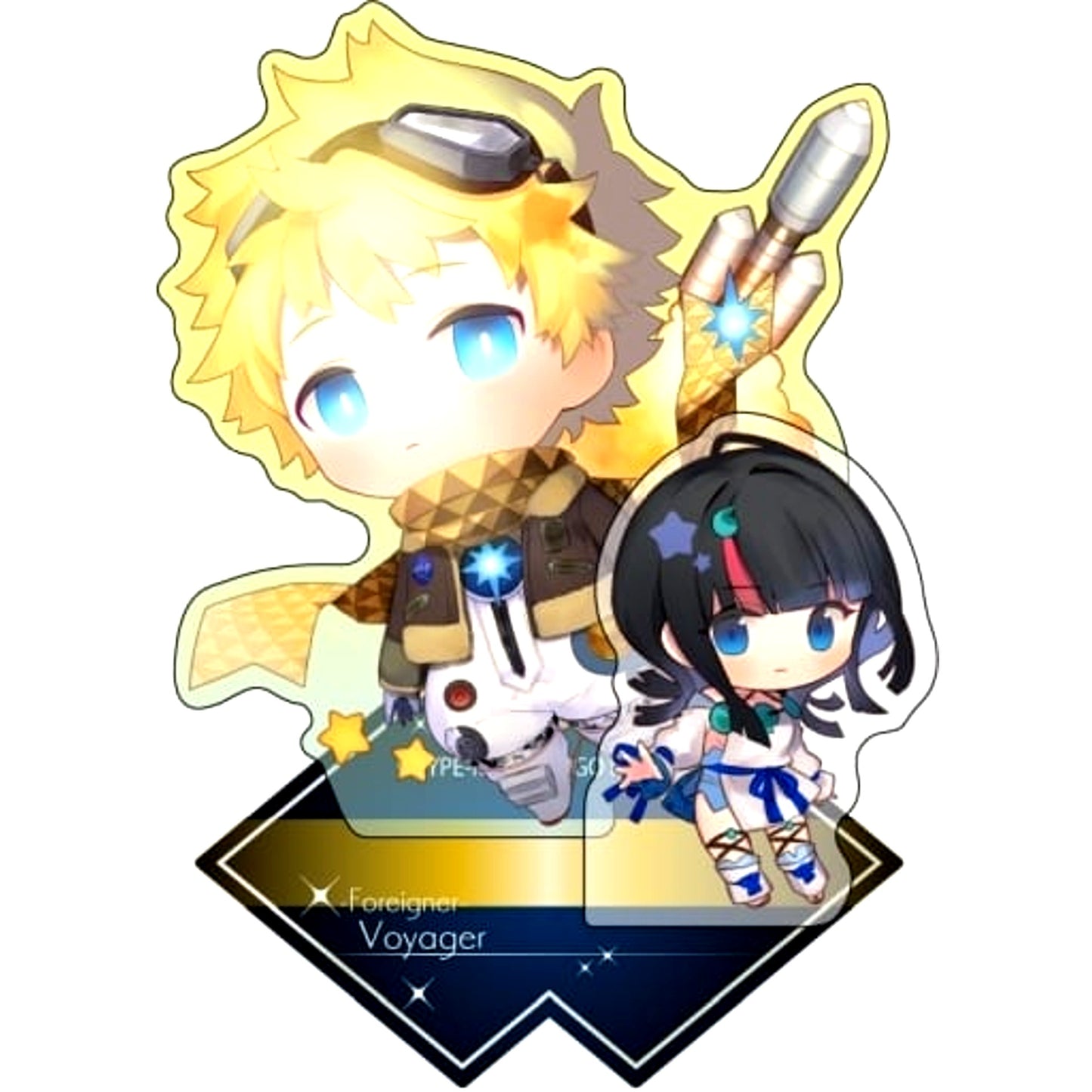 Fate/Grand Order Voyager Foreigner Charatoria Acrylic Stand [USED]