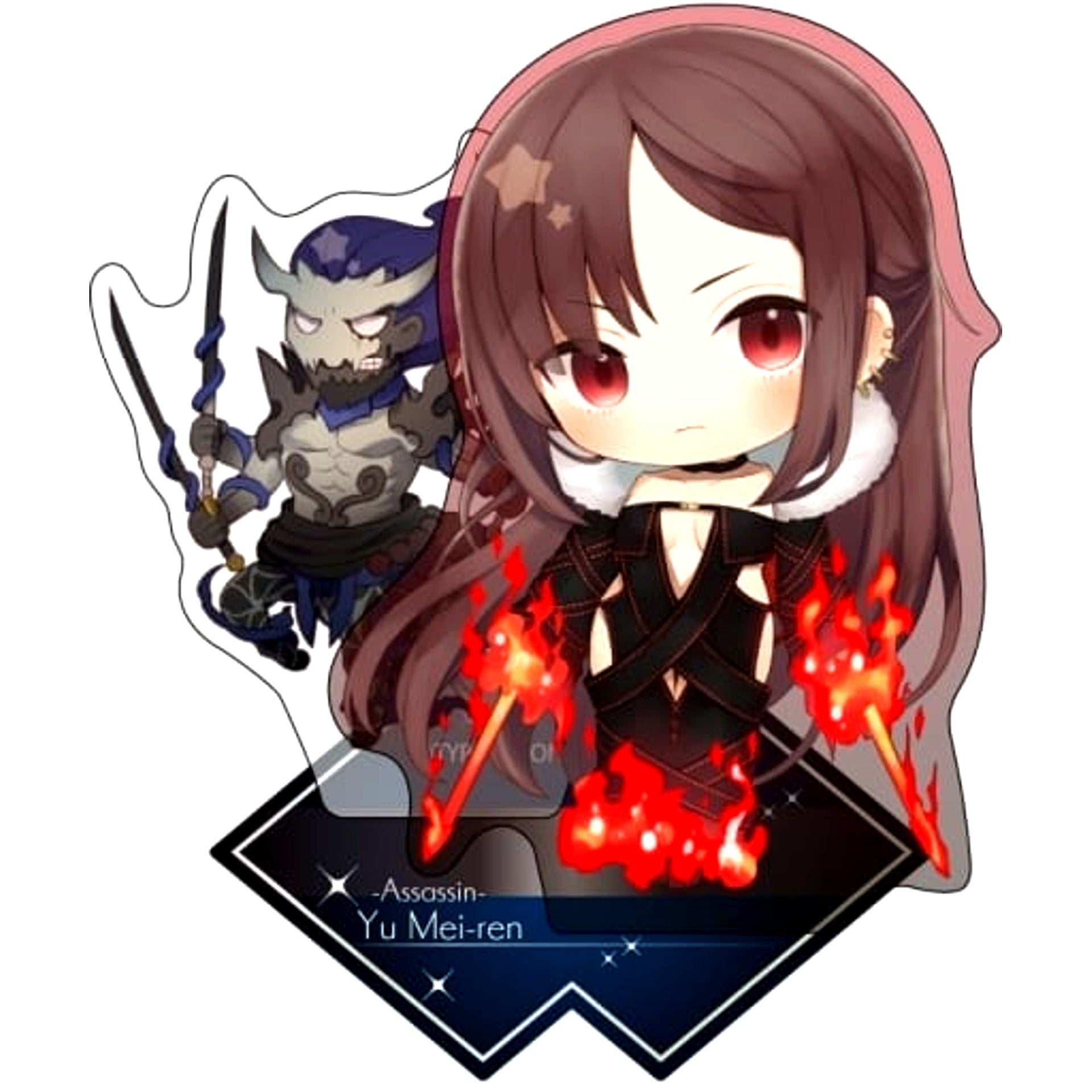 Fate/Grand Order Assassin Yu Mei-ren CharaToria Acrylic Stand [USED]
