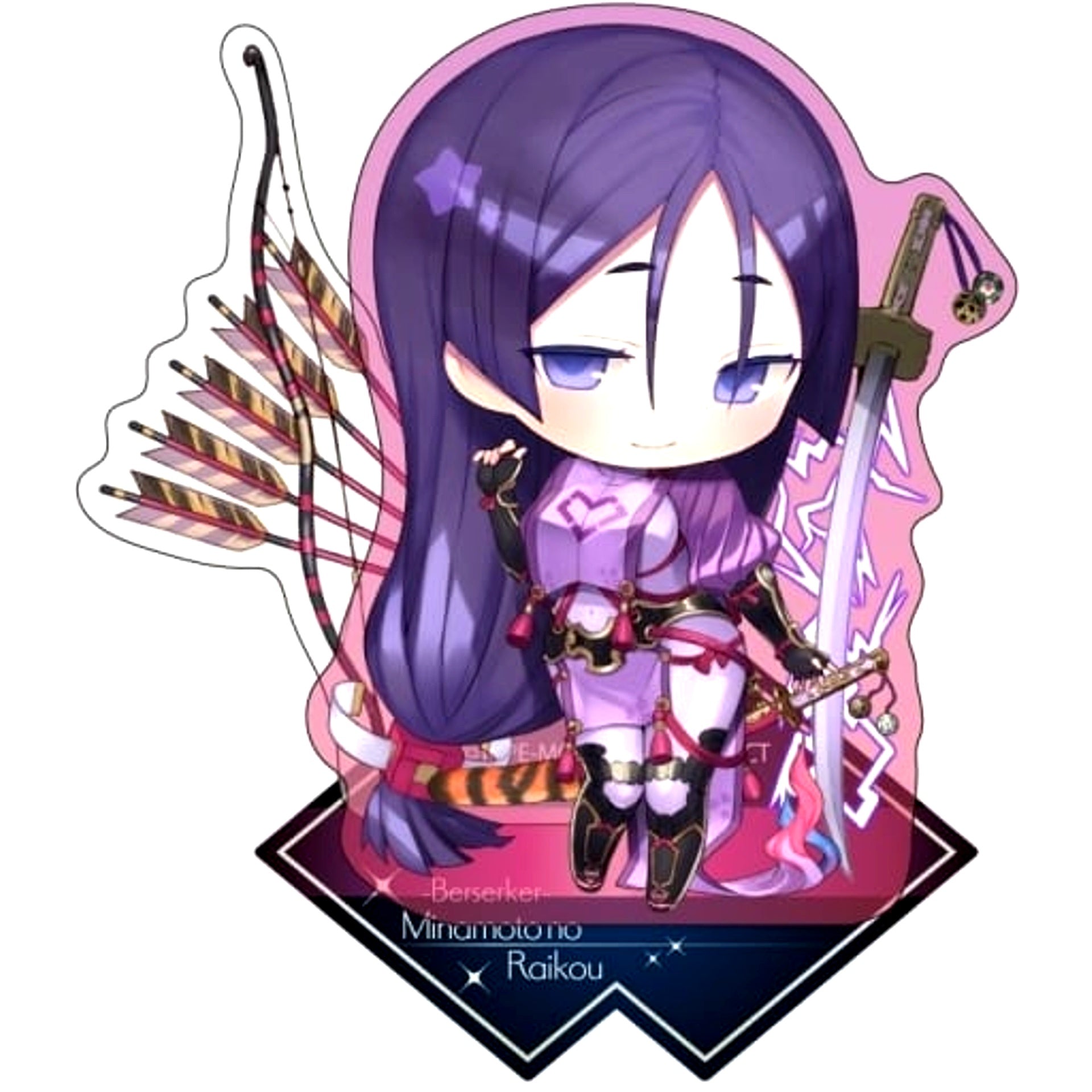 Fate/Grand Order Berserker Minamoto no Raikou CharaToria Acrylic Stand [USED]