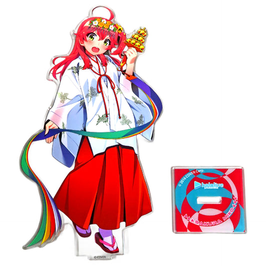 VTuber Hololive Sakura Miko Shrine Maiden Costume Acrylic Figure Kanda Festival & Atre Akihabara Hololive Kanda Festival 2023 Exclusive Acrylic Stands [USED]