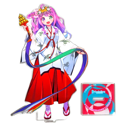VTuber Hololive Himemori Luna Shrine Maiden Costume Acrylic Figure Kanda Festival & Atre Akihabara Hololive Kanda Festival 2023 Exclusive Acrylic Stands [USED]
