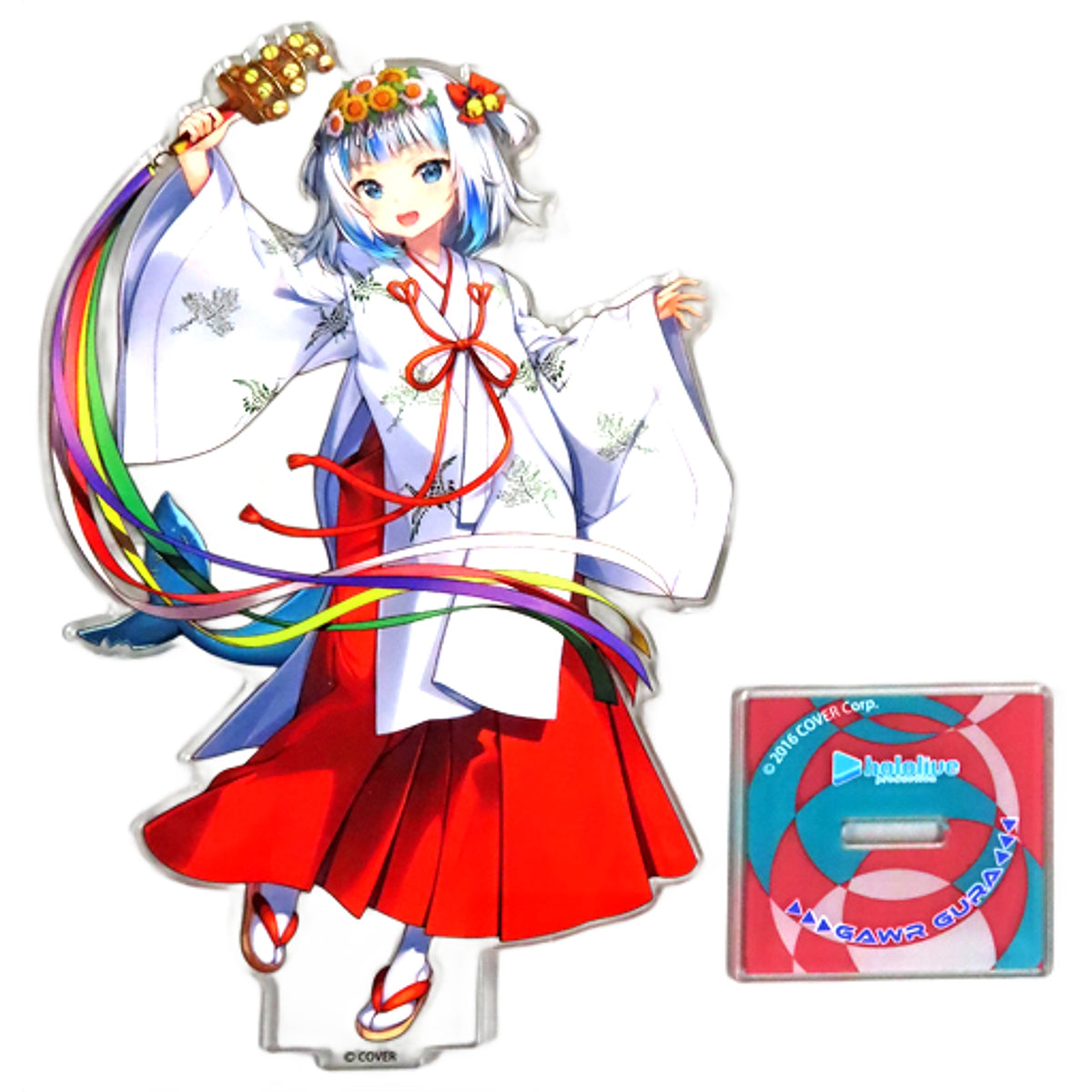 Gawr Gura Shrine Maiden Costume VTuber Hololive Acrylic Figure Kanda Festival & Atre Akihabara Hololive Kanda Festival 2023 Exclusive [USED]