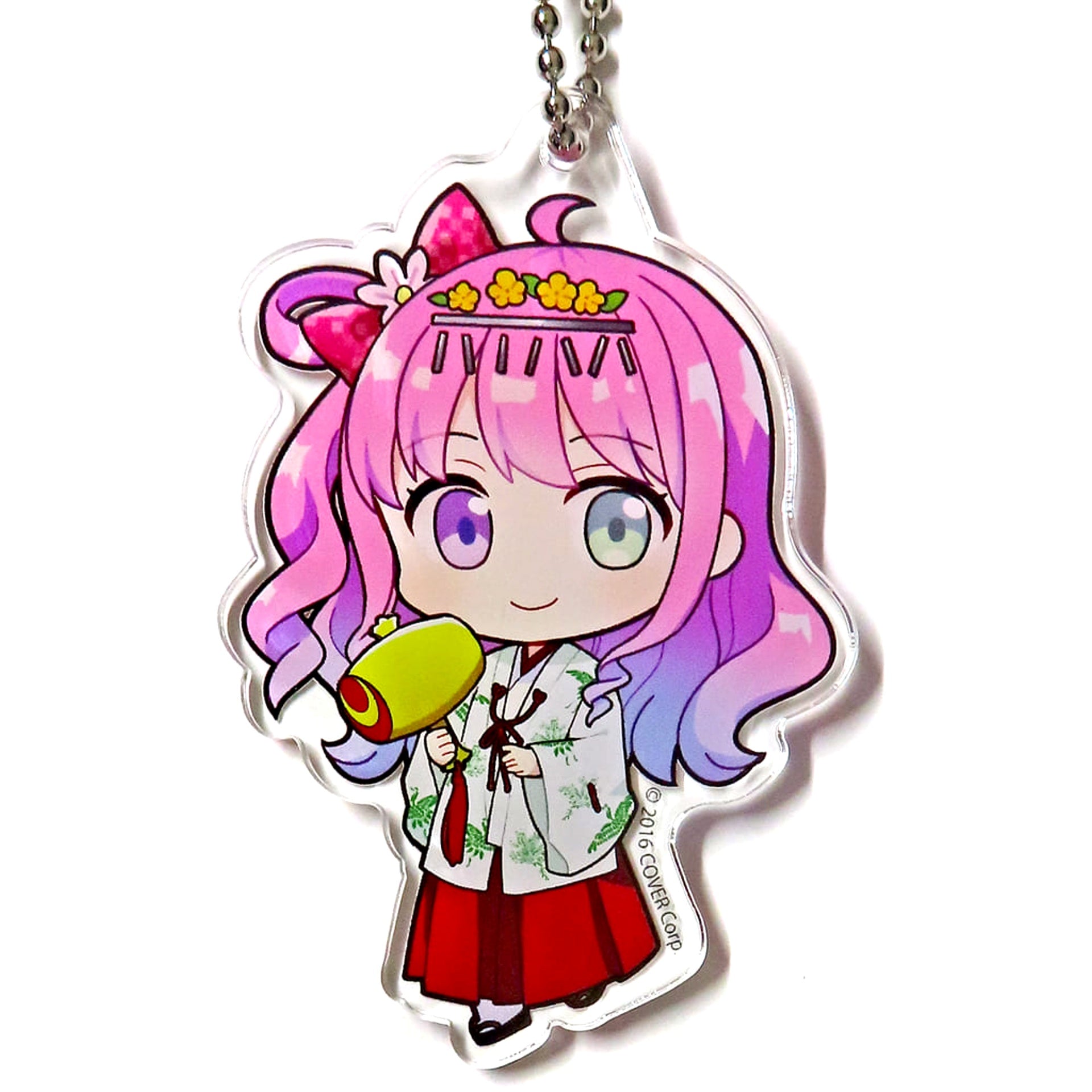 VTuber Hololive Himemori Luna Chibi Chara Trading Acrylic Keychain Priestess Outfit Ver. Kanda Festival & Atre Akihabara Hololive Kanda Festival 2023 Exclusive Keychains [USED]