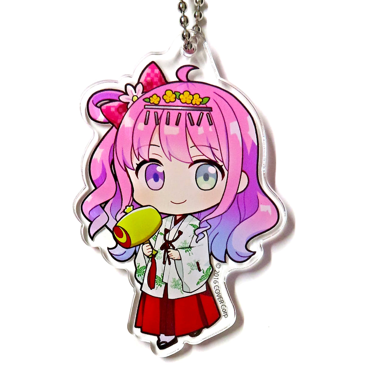 VTuber Hololive Himemori Luna Chibi Chara Trading Acrylic Keychain Priestess Outfit Ver. Kanda Festival & Atre Akihabara Hololive Kanda Festival 2023 Exclusive Keychains [USED]