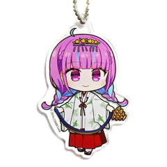 VTuber Hololive Minato Aqua Chibi Chara Trading Acrylic Keychain Priestess Outfit Ver. Kanda Festival & Atre Akihabara Hololive Kanda Festival 2023 Exclusive Keychains [USED]