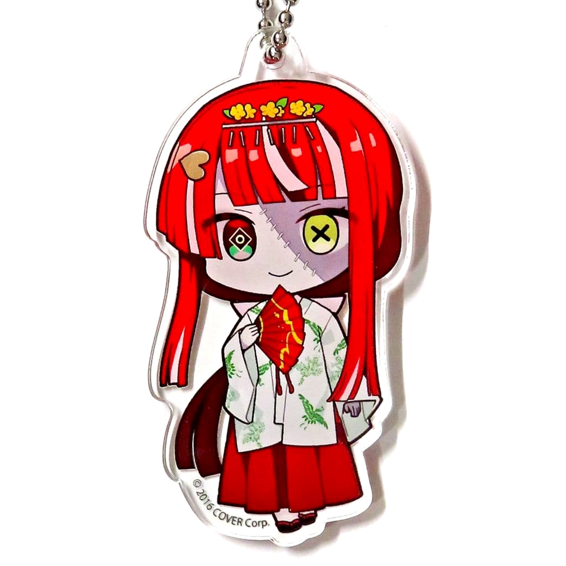 VTuber Hololive Kureiji Ollie Chibi Chara Trading Acrylic Keychain Priestess Outfit Ver. Kanda Festival & Atre Akihabara Hololive Kanda Festival 2023 Exclusive Keychains [USED]