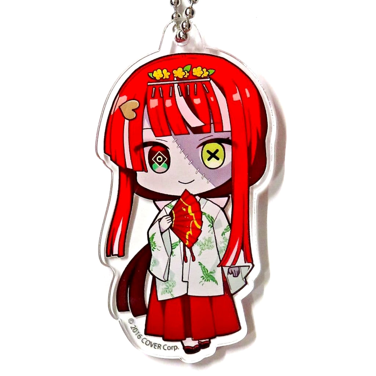 VTuber Hololive Kureiji Ollie Chibi Chara Trading Acrylic Keychain Priestess Outfit Ver. Kanda Festival & Atre Akihabara Hololive Kanda Festival 2023 Exclusive Keychains [USED]
