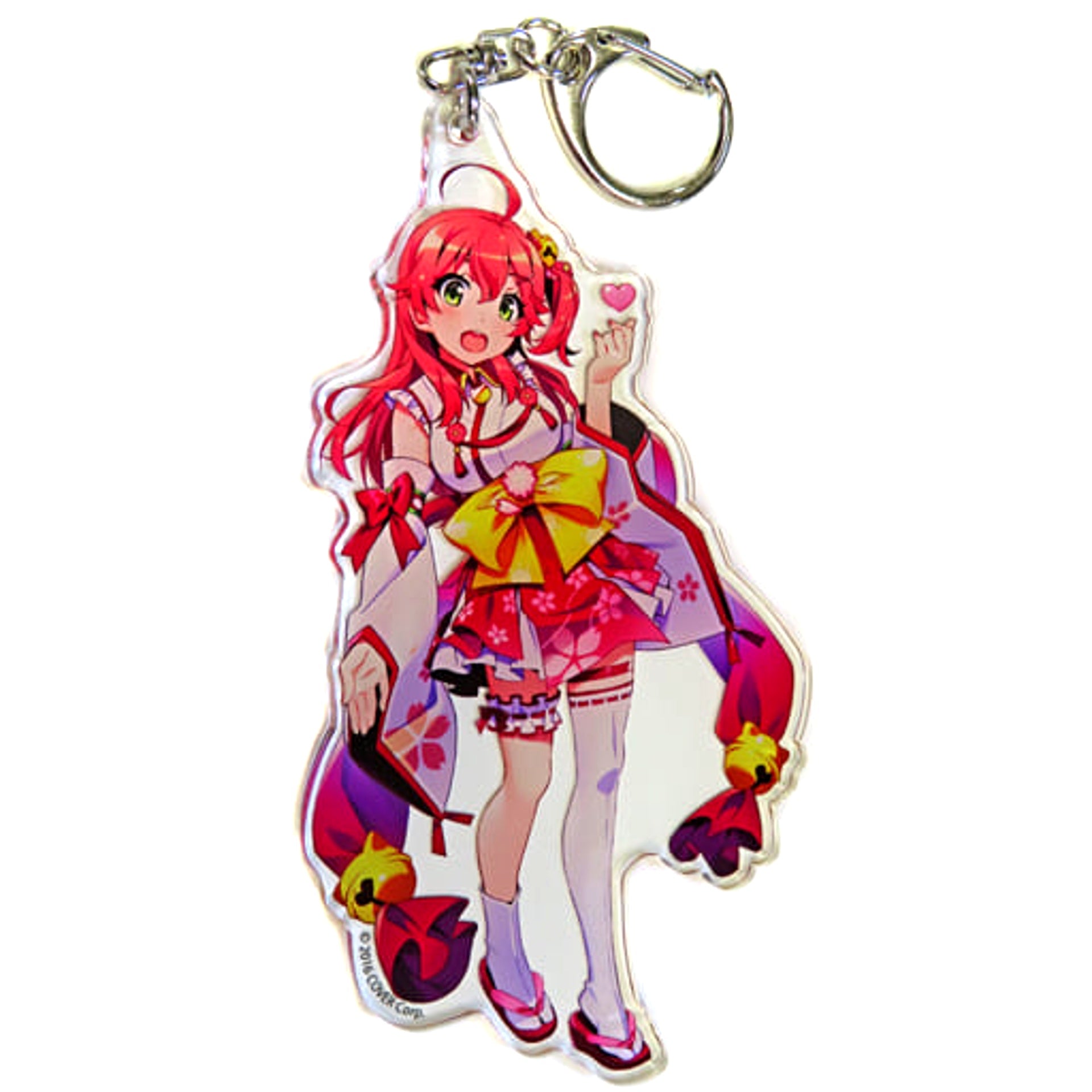 VTuber Hololive Sakura Miko Normal Costume Acrylic Keychain Kanda Festival & Atre Akihabara Hololive Kanda Festival 2023 Exclusive Keychains [USED]