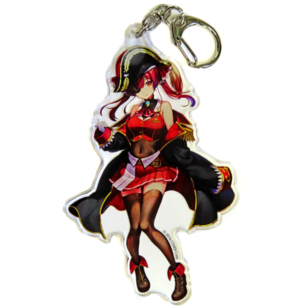 VTuber Hololive Houshou Marine Normal Costume Acrylic Keychain Kanda Festival & Atre Akihabara Hololive Kanda Festival 2023 Exclusive Keychains [USED]