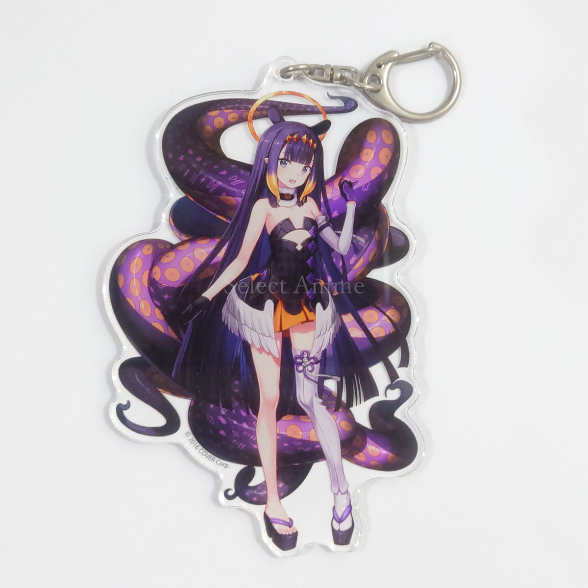 VTuber Hololive Ina'nis Ninomae Normal Costume Acrylic Keychain Kanda Festival & Atre Akihabara Hololive Kanda Festival 2023 Exclusive Keychains [USED]