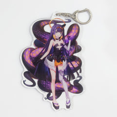 VTuber Hololive Ina'nis Ninomae Normal Costume Acrylic Keychain Kanda Festival & Atre Akihabara Hololive Kanda Festival 2023 Exclusive Keychains [USED]