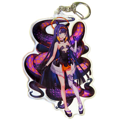 VTuber Hololive Ina'nis Ninomae Normal Costume Acrylic Keychain Kanda Festival & Atre Akihabara Hololive Kanda Festival 2023 Exclusive Keychains [USED]