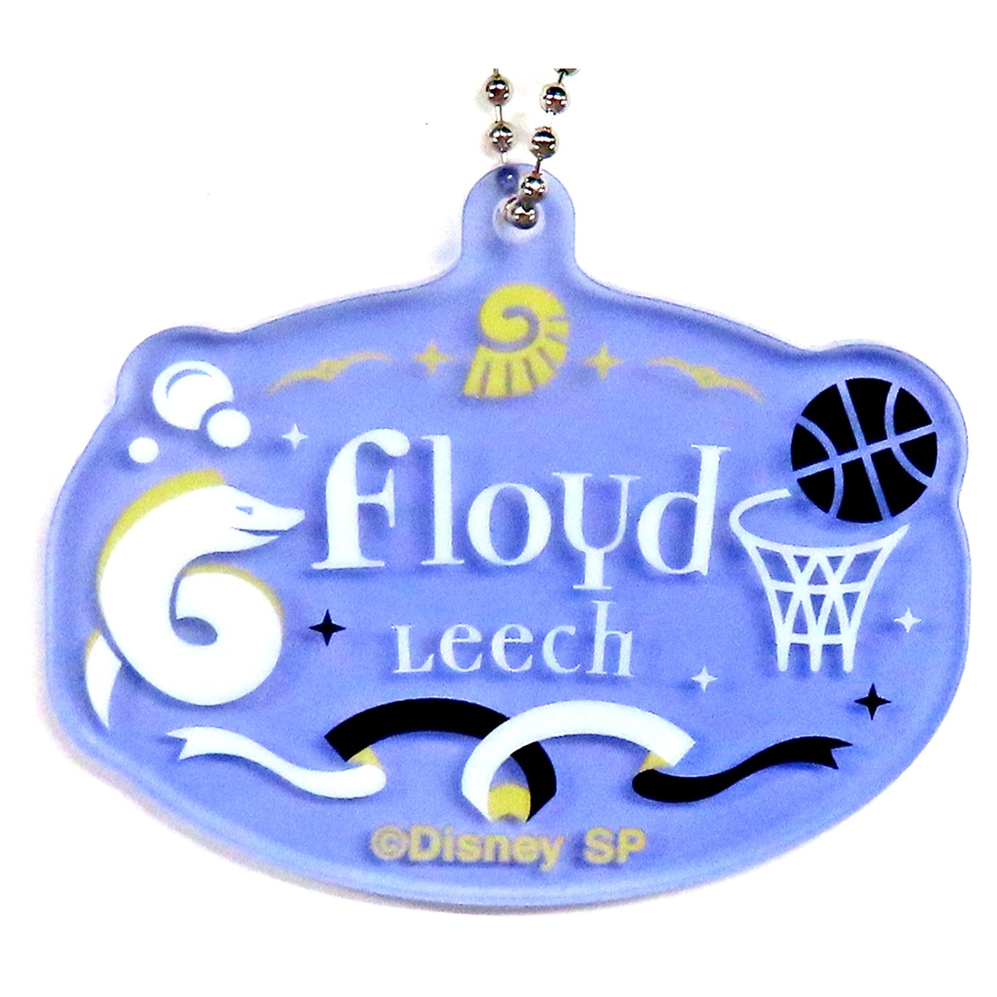 Floyd Leech Disney Twisted Wonderland Name Acrylic Keychain Collection Vol.2 3rd Anniversary Fair [USED]