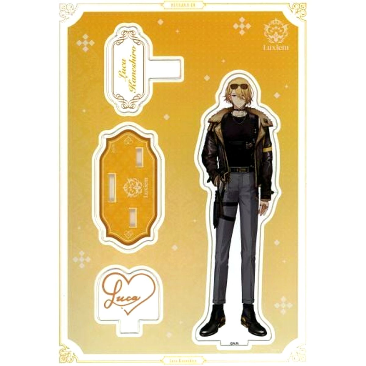 Luca Kaneshiro Acrylic Stand Virtual YouTuber Nijisanji NIJISANJI EN Luxiem New Outfit Goods [USED]