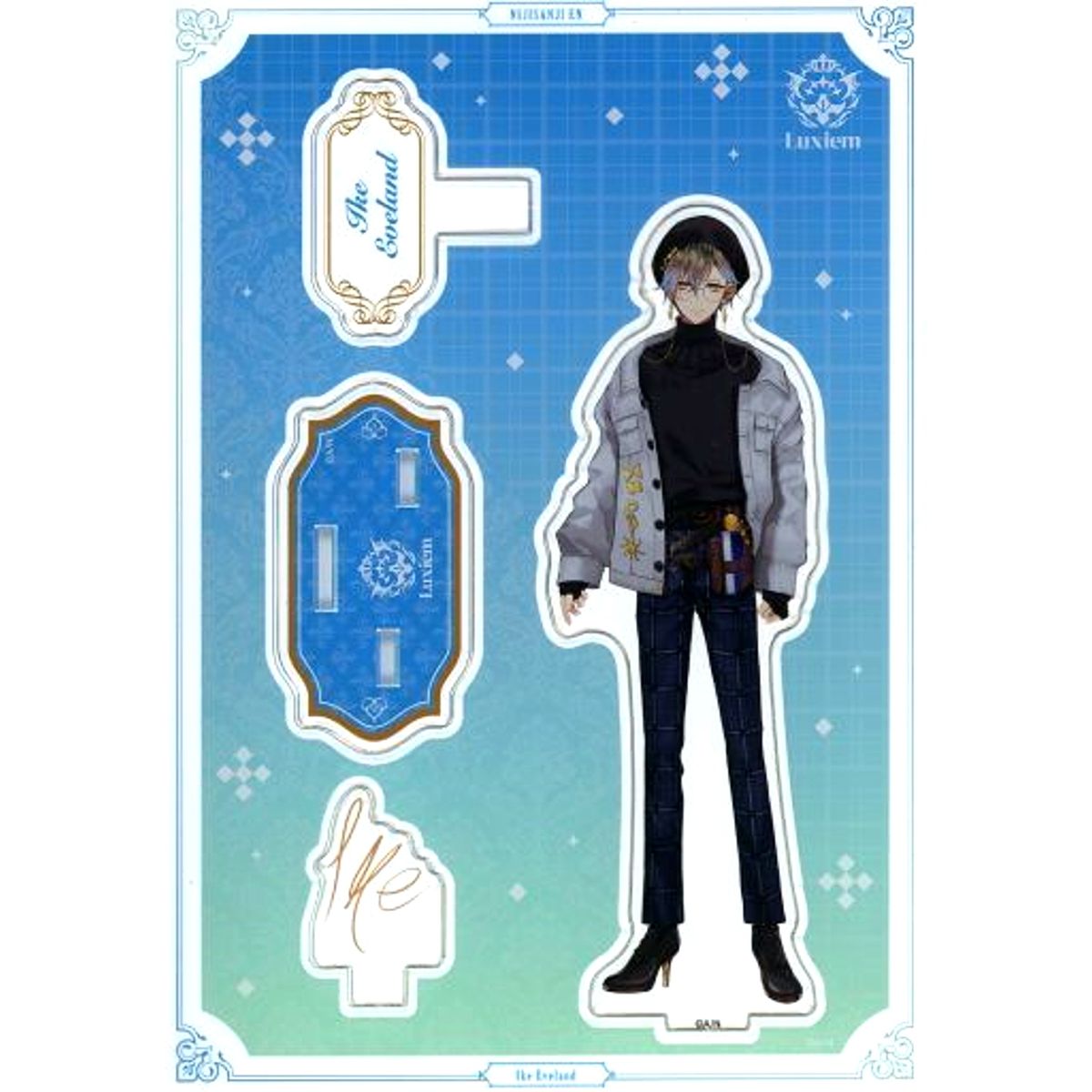 Ike Eveland Acrylic Stand Virtual YouTuber Nijisanji NIJISANJI EN Luxiem New Outfit Goods [USED]