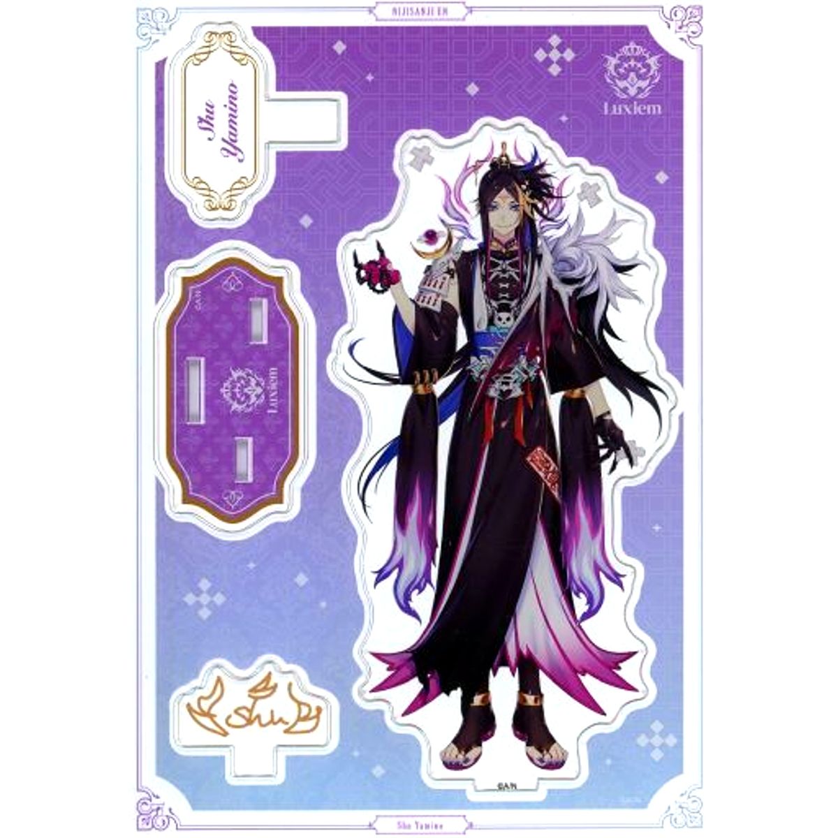 Shu Yamino Luxiem Virtual YouTuber Nijisanji Acrylic Stand NIJISANJI EN Luxiem New Outfit Goods [USED]