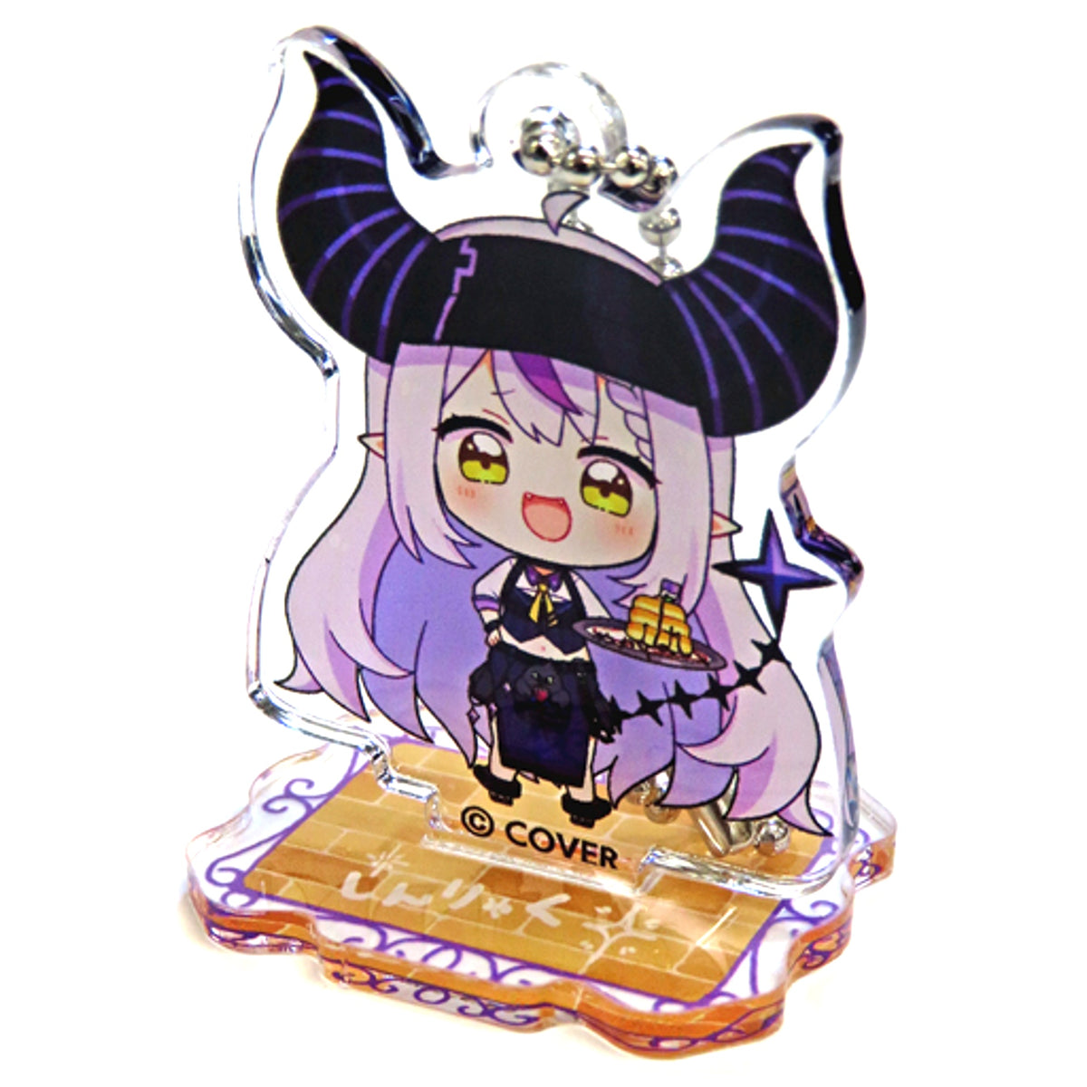 La+ Darknesss Virtual YouTuber Hololive holoX Cafe Shinryaku x SWEETS PARADISE Trading Acrylic Stand [USED]