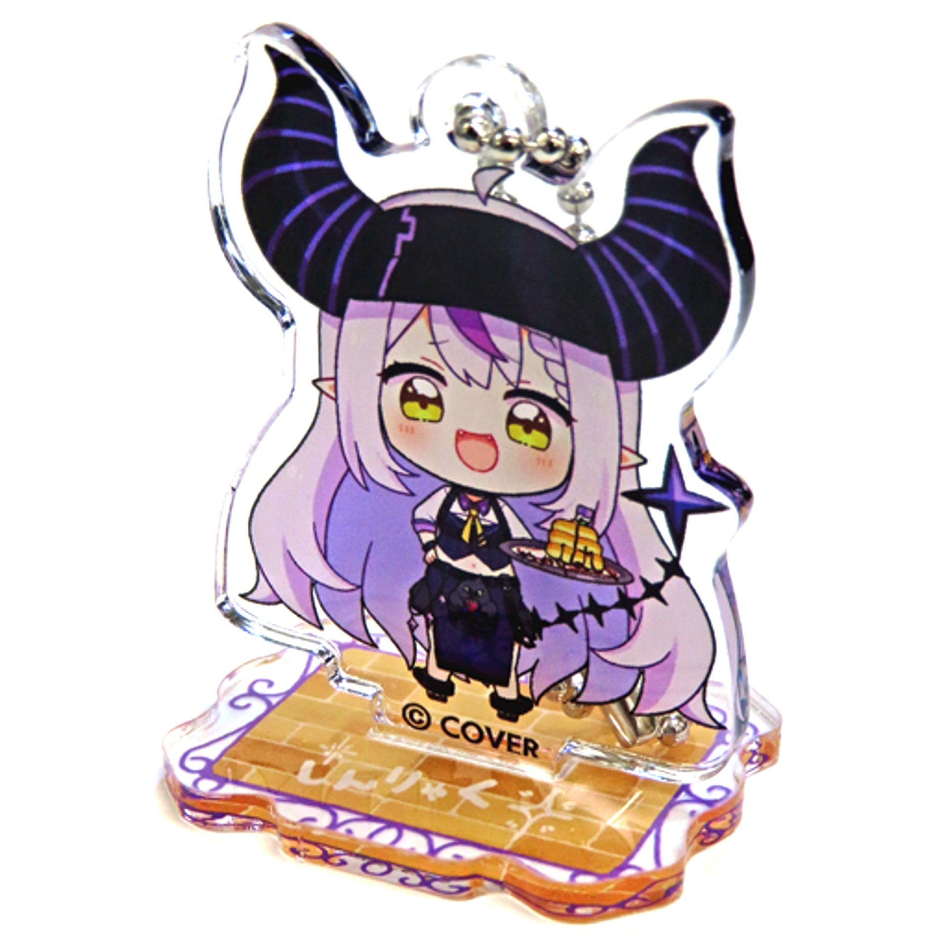 La+ Darknesss Virtual YouTuber Hololive holoX Cafe Shinryaku x SWEETS PARADISE Trading Acrylic Stand [USED]