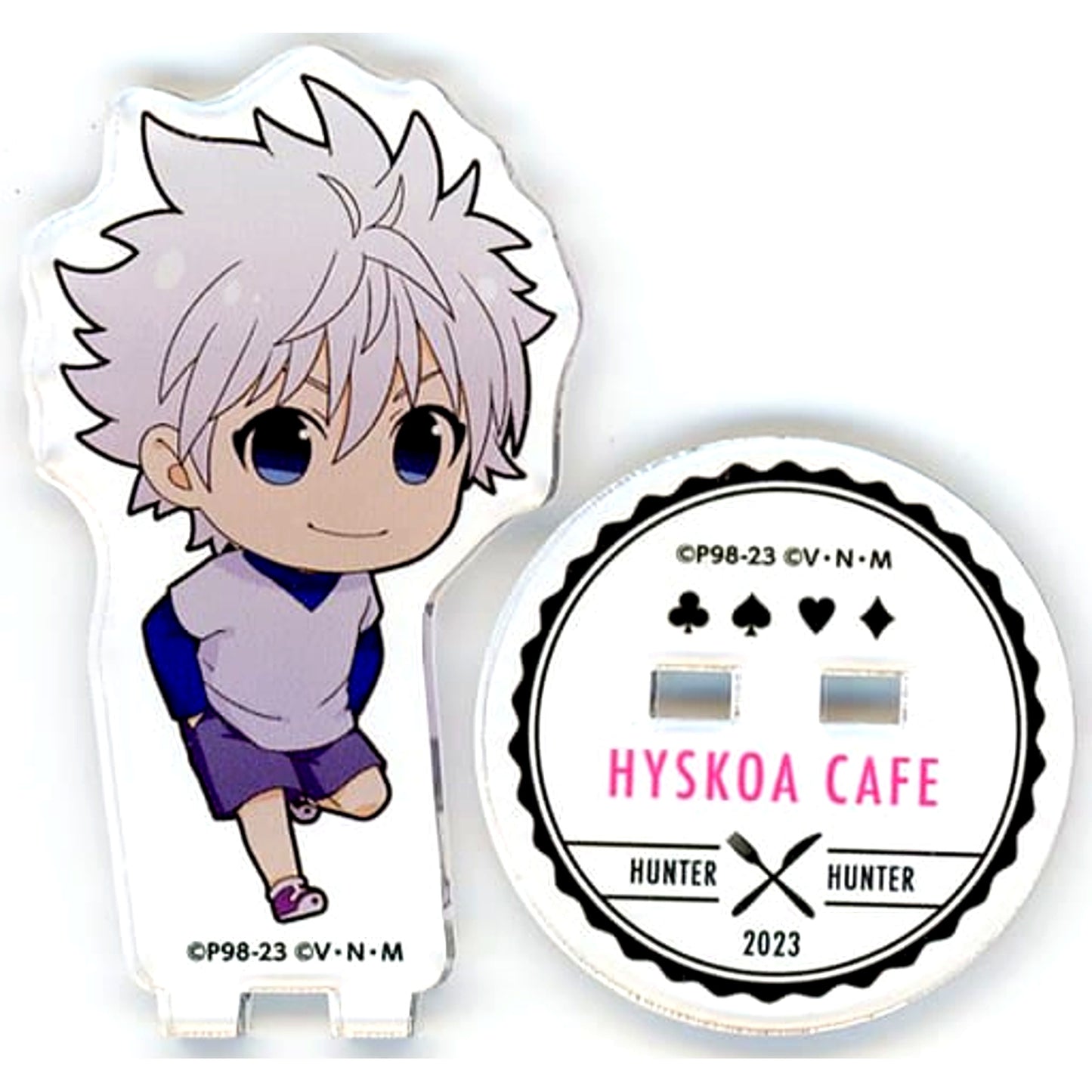 Killua Zoldyck Hunter x Hunter animatecafe Magician Hisoka's Hisoka Cafe Trading Acrylic Stand [USED]