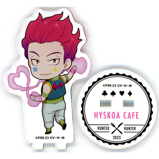 Hisoka Morow Hunter x Hunter animatecafe Magician Hisoka's Hisoka Cafe Trading Acrylic Stand Type A / Nen [USED]