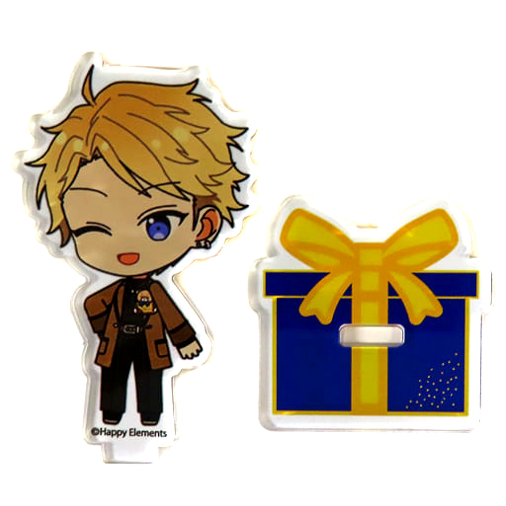 Arashi Narukami Ensemble Stars!! Birthday Cookie Bear Acrylic Stand Shop Sunrise Bonus [USED]