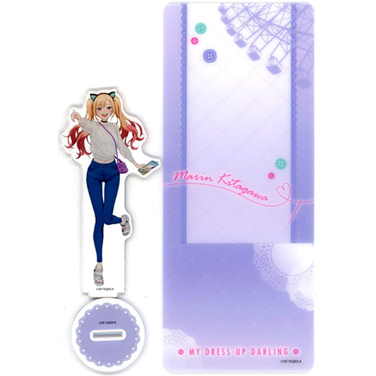 Marin Kitagawa A Purple Acrylic Stand with Background FUNTOS with My Dress-Up Darling [USED]