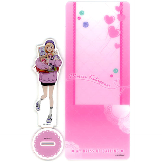 Marin Kitagawa B Pink Acrylic Stand with Background FUNTOS with My Dress-Up Darling [USED]