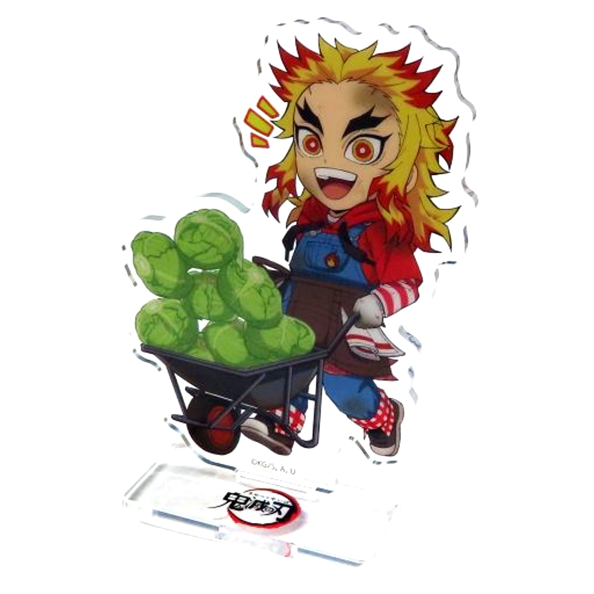 Kyojuro Rengoku Demon Slayer x ufotable Cafe / Machi Asobi CAFE Harvest Festival 2023 First Half Random Acrylic Stand [USED]