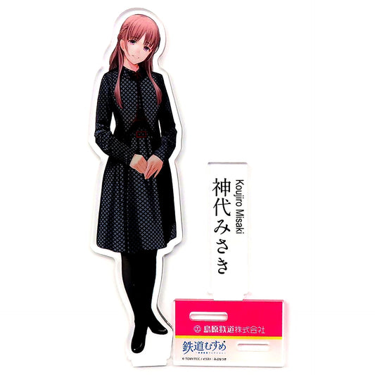 Misaki Kamishiro Winter Clothes Ver. Acrylic Stand Tetsudou Musume Railway Uniform Collection x Shimabara Railway 115th Anniversary [USED]