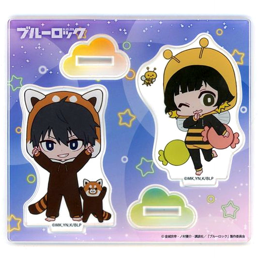 Yoichi Isagi and Meguru Bachira Acrylic Stand Vol.1 Night Party Blue Lock [USED]