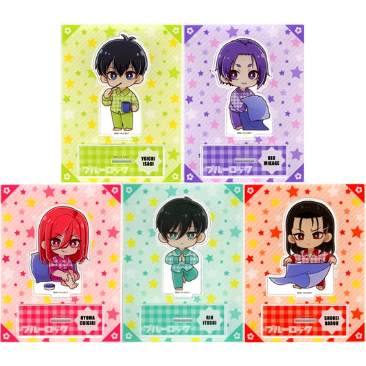 Group Acrylic Stand BOX A Pajama Ver. Blue Lock x PRINCESS CAFE [USED]