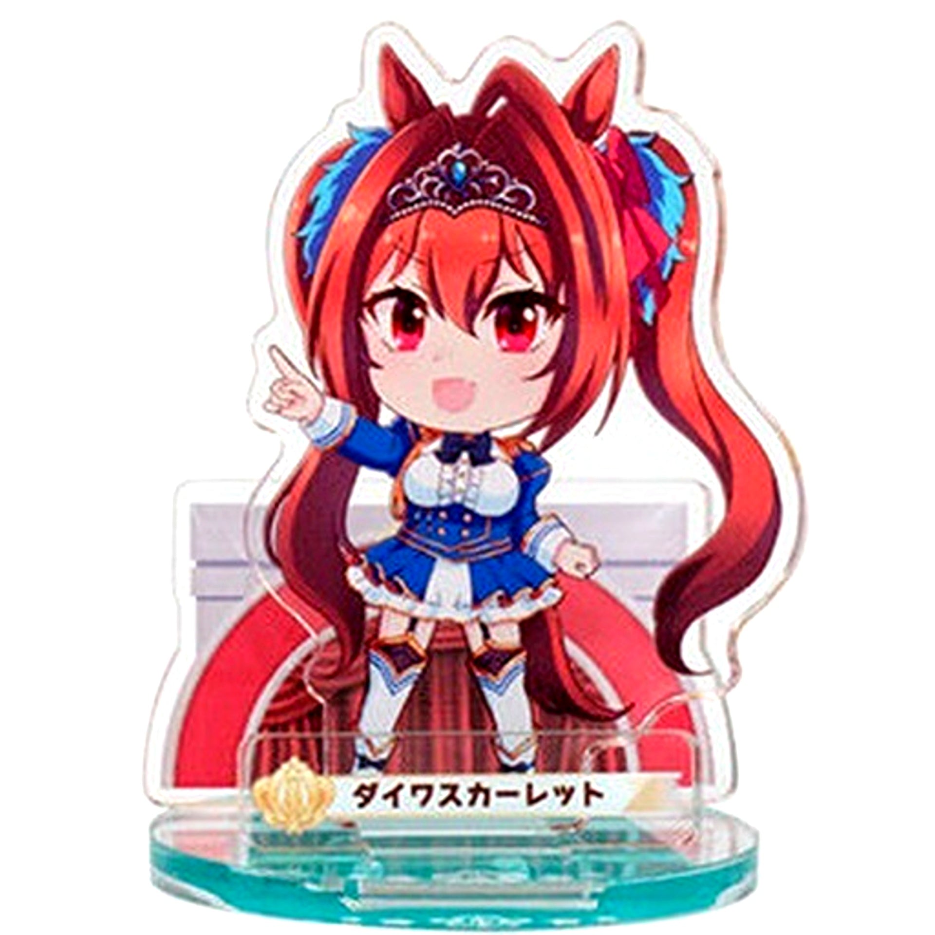 Daiwa Scarlet Rare Ver. Base with Background Pose in the Paddock! Acrylic Stand 4 Umamusume: Pretty Derby [USED]