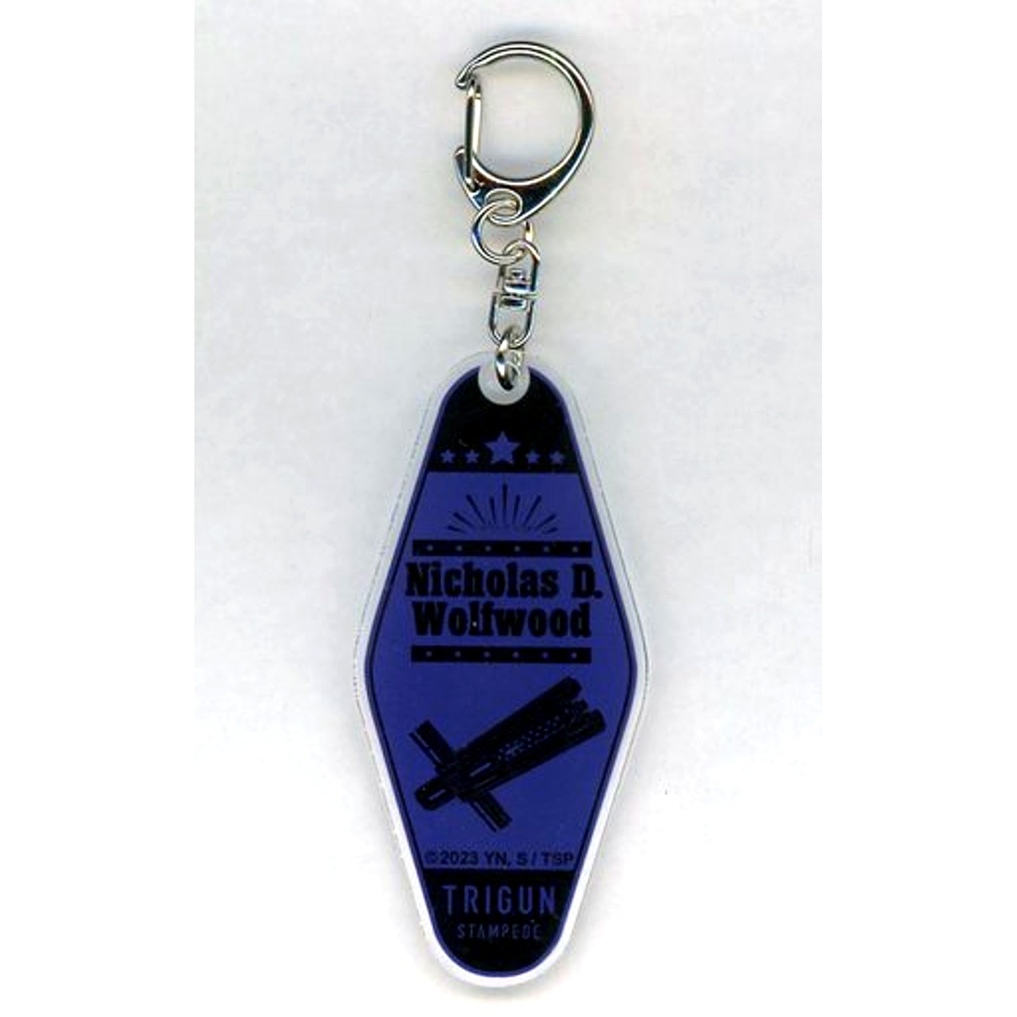 Nicholas D. Wolfwood TRIGUN STAMPEDE Motel Keychain POP UP SHOP in Marui [USED]