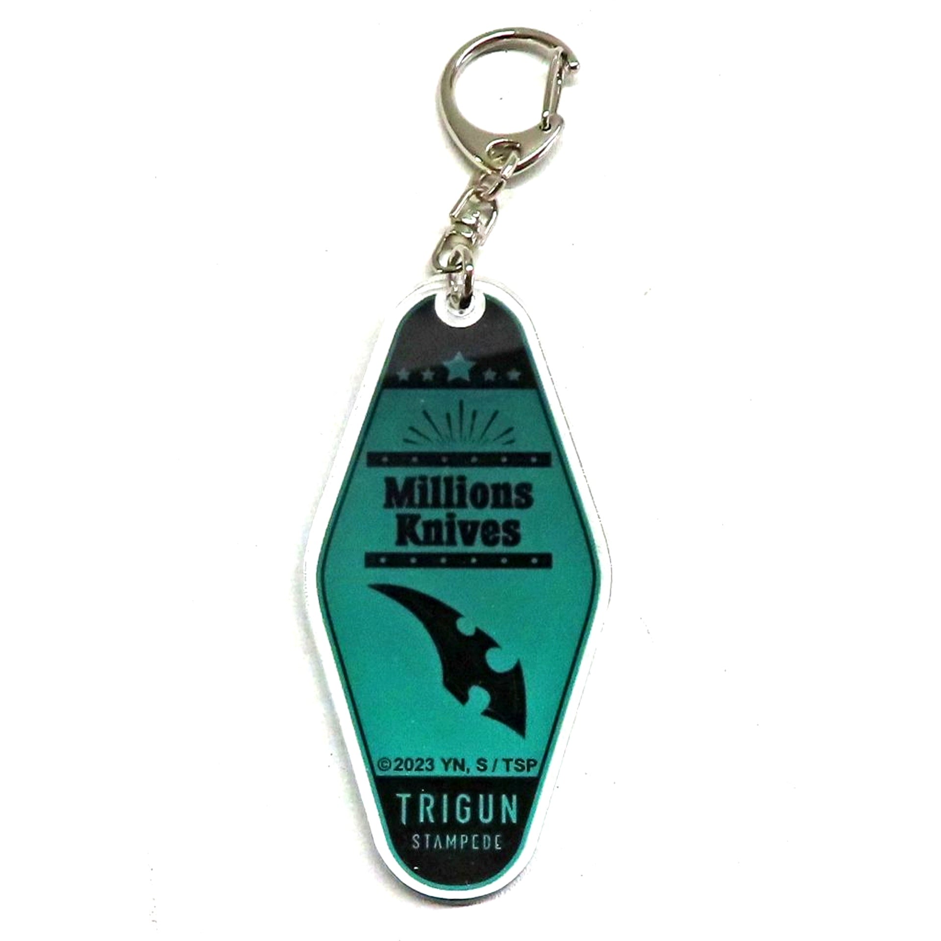 Millions Knives TRIGUN STAMPEDE Motel Keychain POP UP SHOP in Marui [USED]