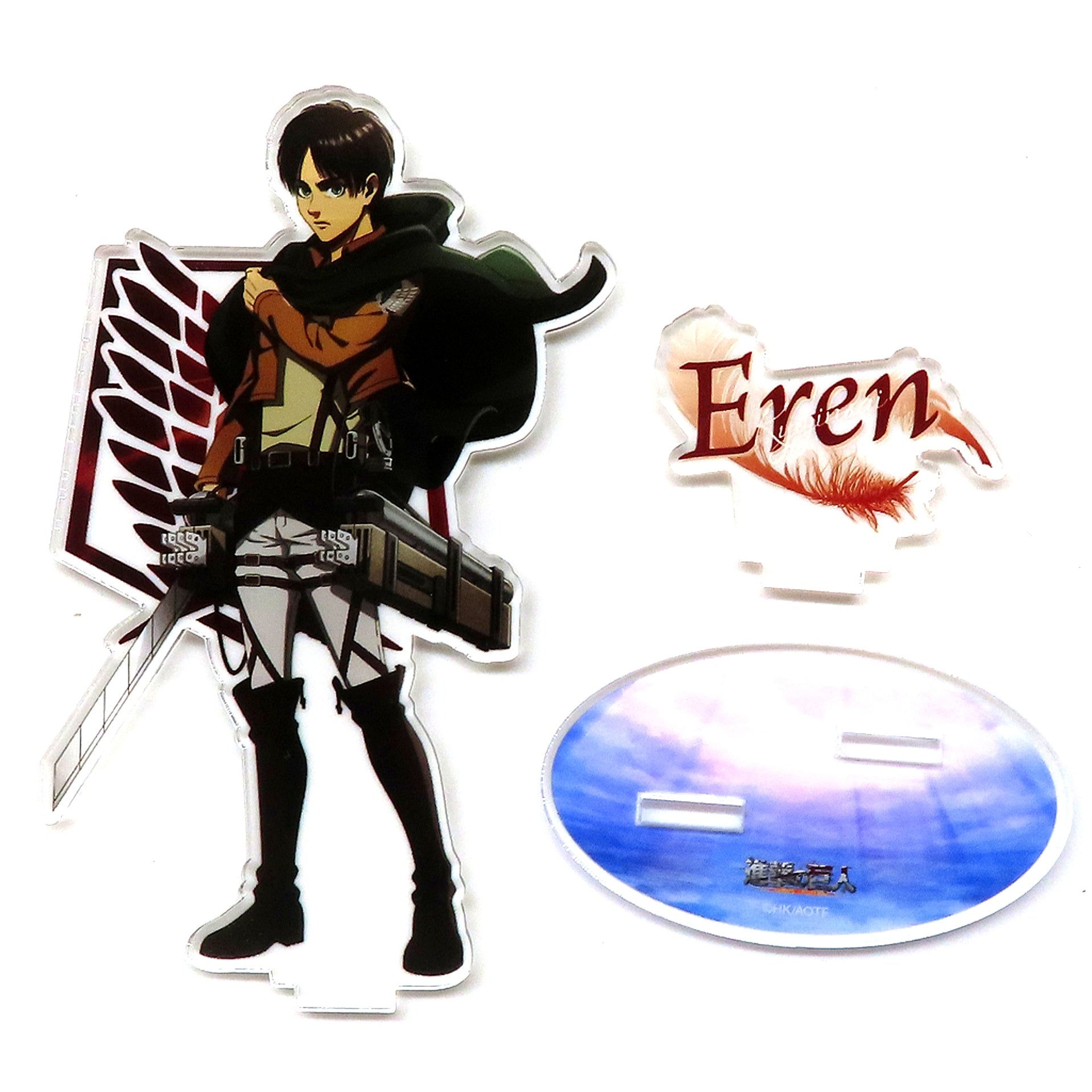 Eren Yeager Attack on Titan cookpadLive cafe Titan Festival vol 4 Drawn Character Acrylic Stand [USED]