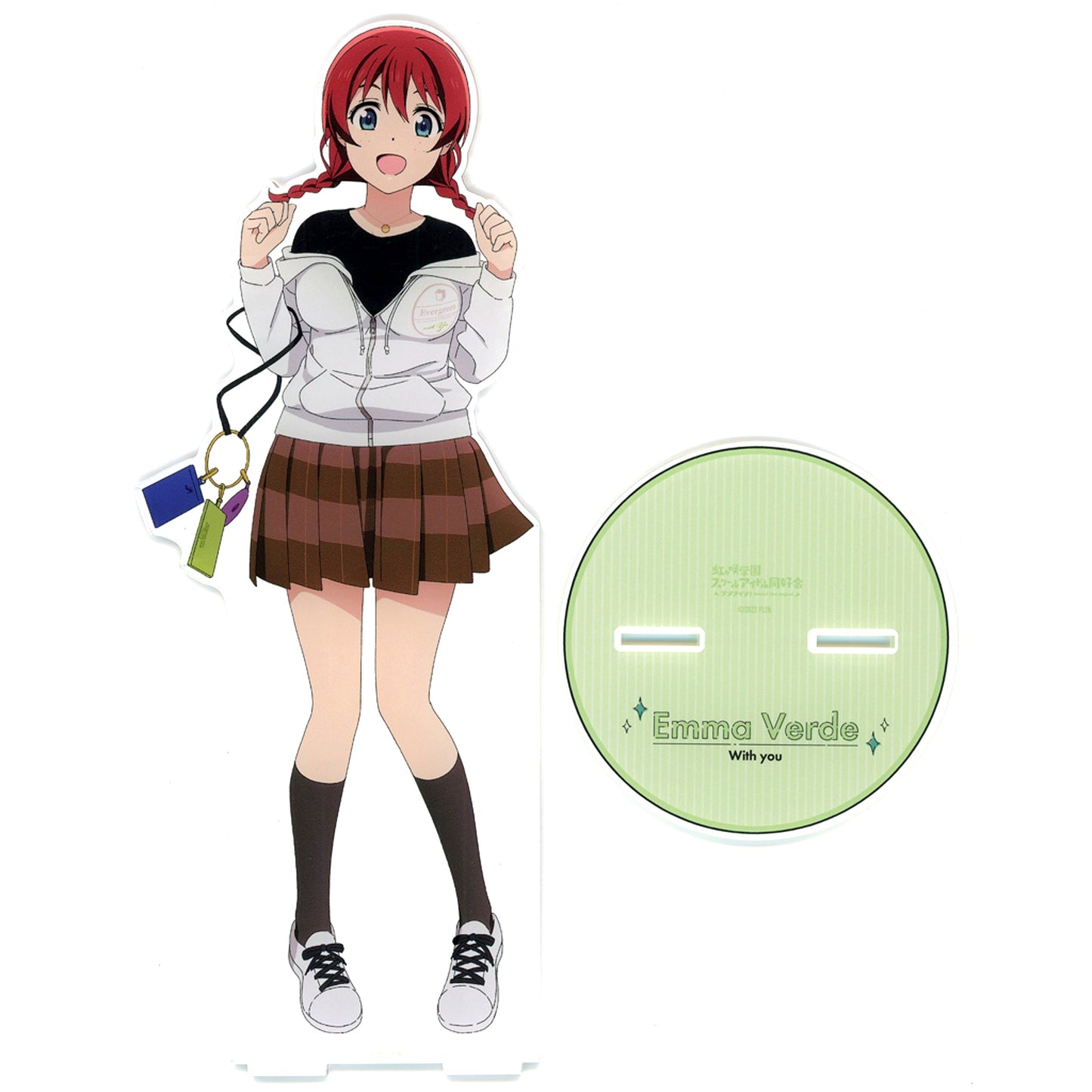 Emma Verde Matching Outfit Ver. arti-mate Illustration 1/7 Scale Extra Large Acrylic Stand Love Live! Nijigasaki High School Idol Club [USED]