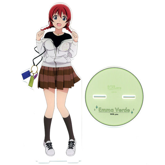 Emma Verde Matching Outfit Ver. arti-mate Illustration 1/7 Scale Extra Large Acrylic Stand Love Live! Nijigasaki High School Idol Club [USED]
