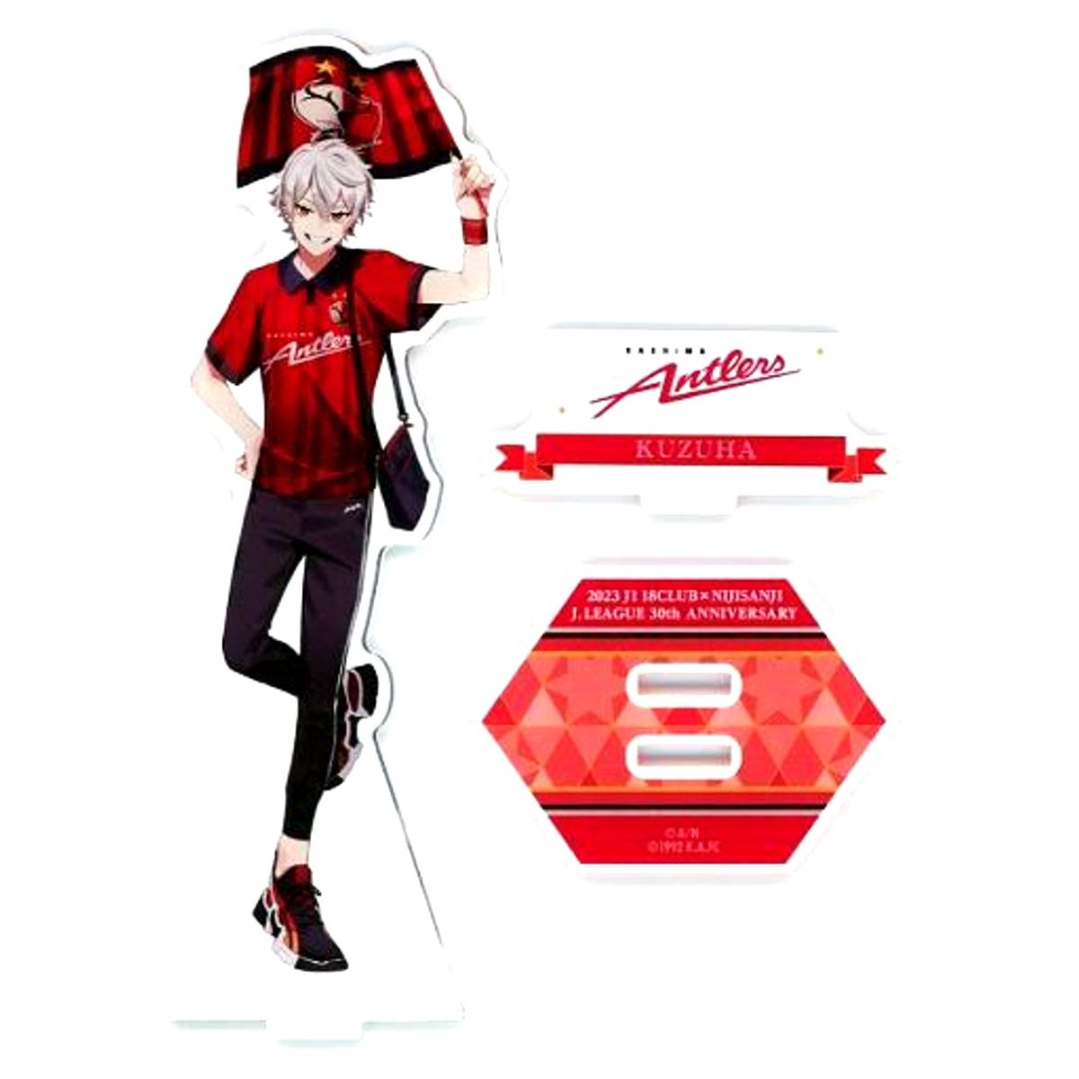 Kuzuha Virtual YouTuber Nijisanji Rakuten Collection Acrylic Stand Kashima Antlers 2023 J1 18 Clubs x Nijisanji A Pattern B-2 Prize [USED]