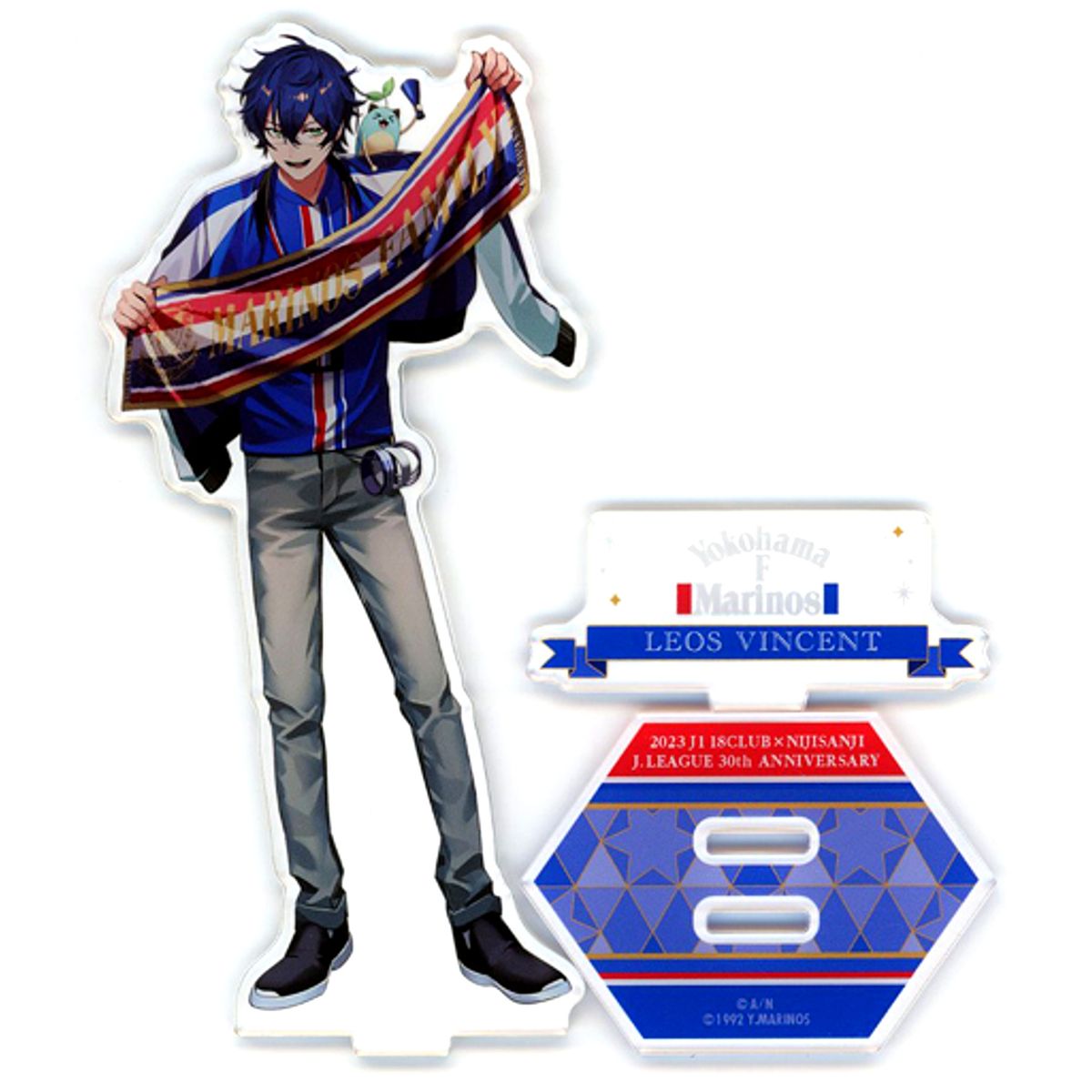 Leos Vincent Yokohama F. Marinos Acrylic Stand Rakuten Collection 2023 J1 18 Clubs x Virtual YouTuber Nijisanji Pattern B B-7 Prize [USED]