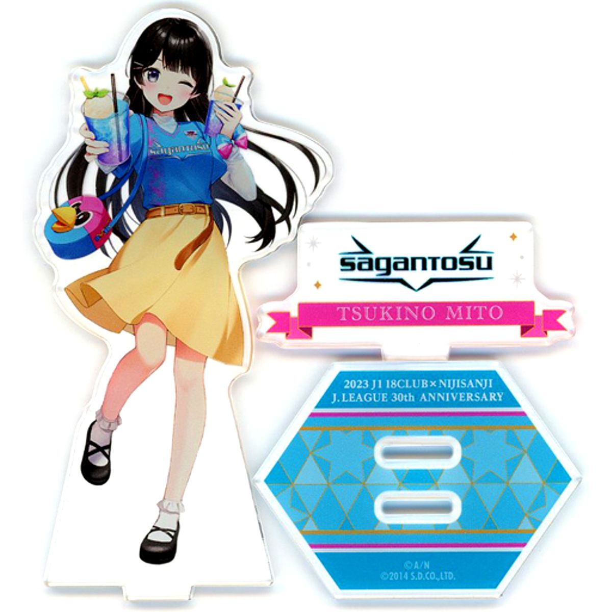 Tsukino Mito Sagan Tosu Acrylic Stand Rakuten Collection 2023 J1 18 Clubs x Virtual YouTuber Nijisanji Pattern C B-18 Prize [USED]